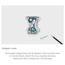 Sun & Moon Hourglass Charm