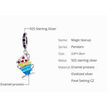 Cute Magic Teacup Pendent Charms