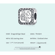 Tiger & Dragon Bead Charm