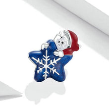 Santa Claus Charm and Snowflake