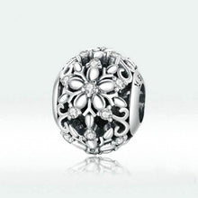 Carved Snowflakes Pendant Charm