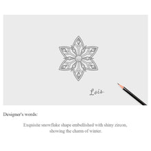 Shiny Snowflakes Beads