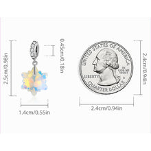 Sparkling Crystal Snowflake Charm