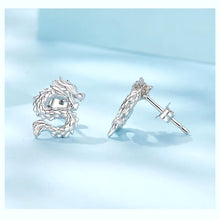 Vintage Dragon Stud Earrings