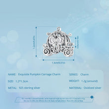 Exquisite Pumpking Carriage Charm