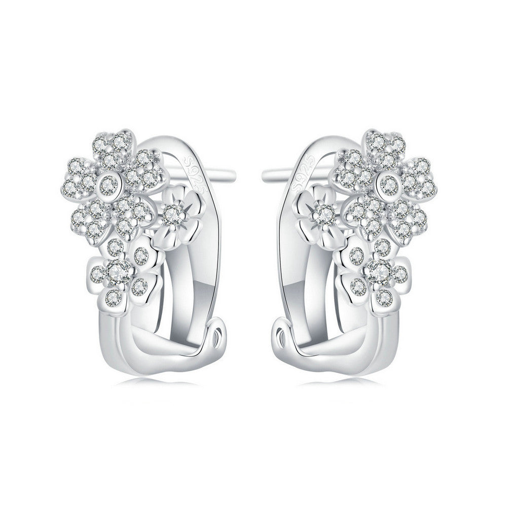 Flower Buckles Earrings