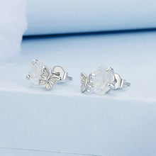 Crystal Rose Earrings