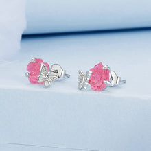 Crystal Rose Earrings