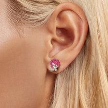 Crystal Rose Earrings