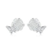 Crystal Rose Earrings
