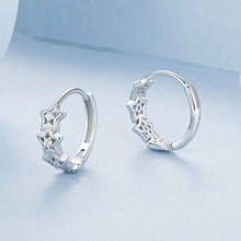 Star Hoop Earrings