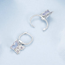 Butterfly Hoop Earrings