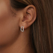 Double-layered Stud Earrings