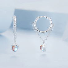 Heart Hoop Earrings