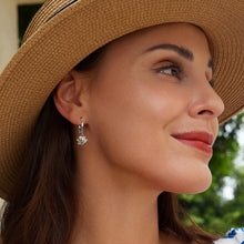 Lotus Drop Dangle Earrings