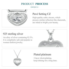 Heart Shape Open-able Necklace 