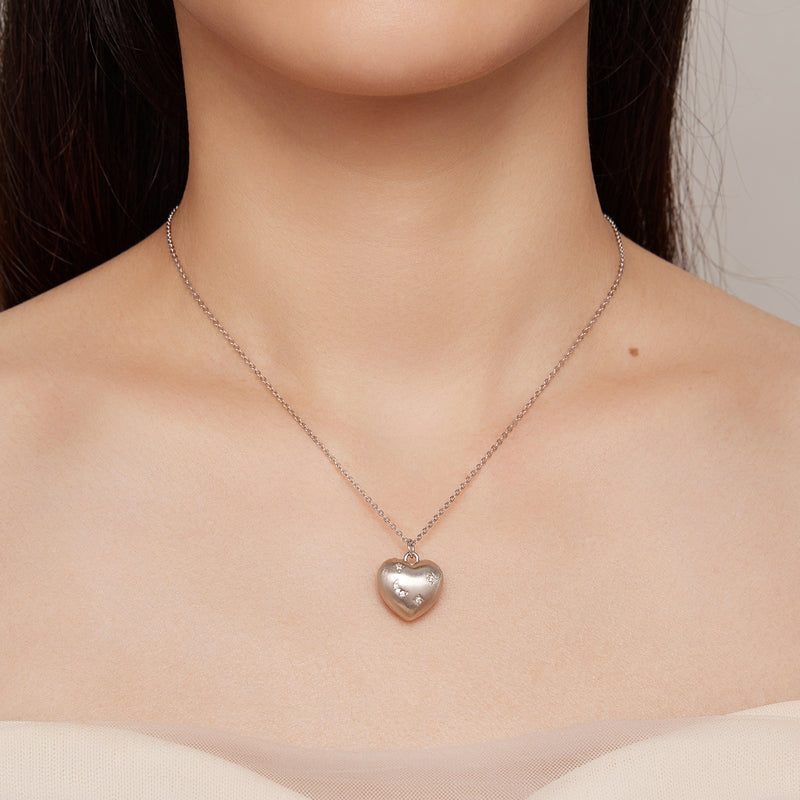 Heart Shape Open-able Necklace 