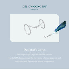 Chain Double Open Ring