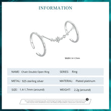 Chain Double Open Ring