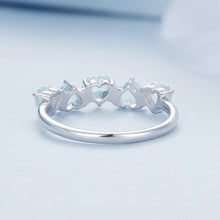 Sea-Blue Heart Ring