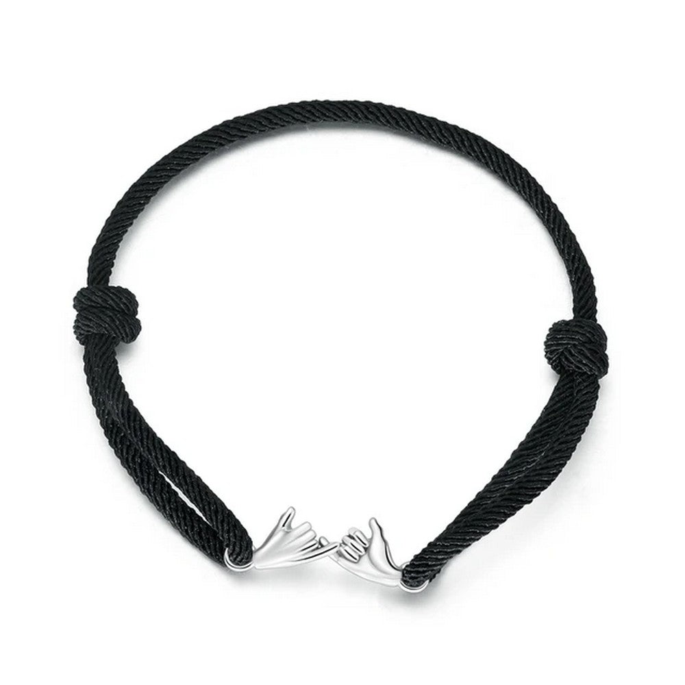 Black Pinky Swear Bracelet