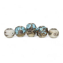 Neptune's Symphony Set of 5 beads