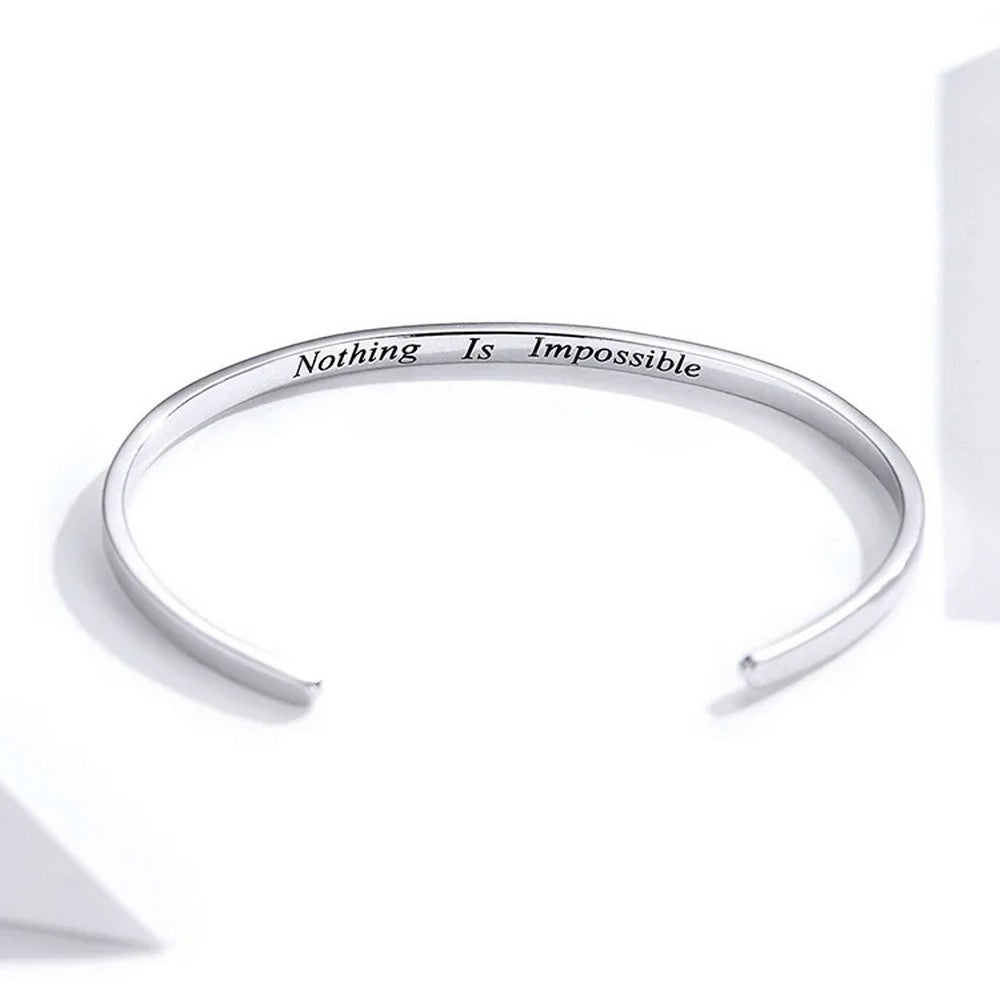 Bangle Nothing Is Impossible Adjustable