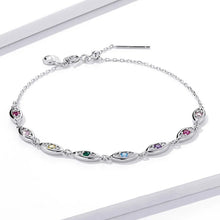 Simple Rainbow Colorful Demon Eye Bracelet