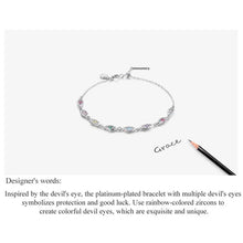 Simple Rainbow Colorful Demon Eye Bracelet
