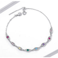 Simple Rainbow Colorful Demon Eye Bracelet