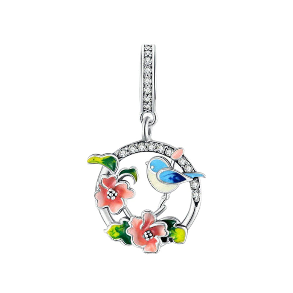 Pendant Birds and Flowers