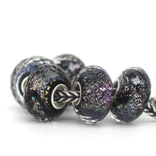 Faceted Colorful Foil Charm 1pcs