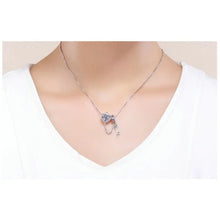 The Key to Heart Safety Chain Charm