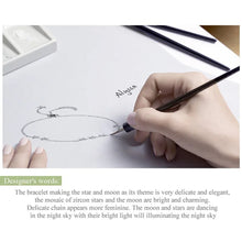 Moon & Stars Adjustable Chain Bracelet