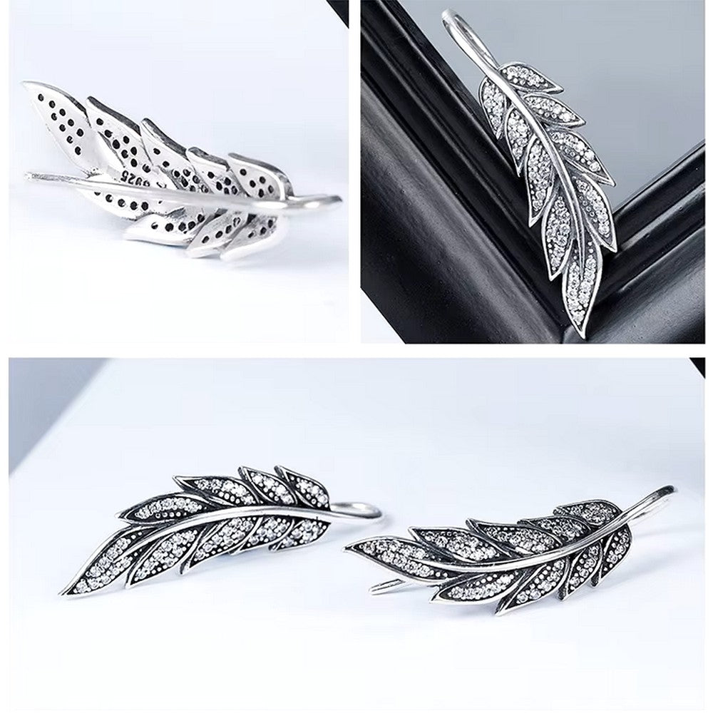 Vintage Feather Wings Earrings