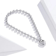 Heart Bead Chain Bracelet