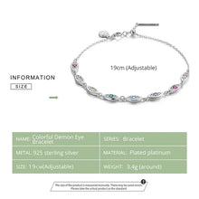 Simple Rainbow Colorful Demon Eye Bracelet