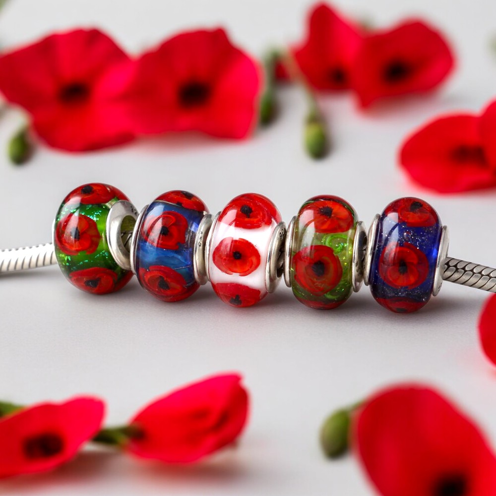 Red Poppies 1 pcs