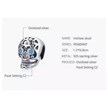 Hollow Skull Charm