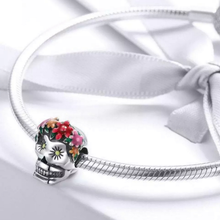 Flower Skull Charms