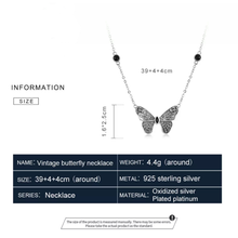 Vintage Big Butterfly Necklace