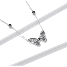 Vintage Big Butterfly Necklace