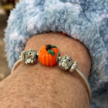 Pumpkin Murano Bead