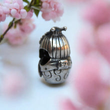 Kokeshi With a Fan Charm Bead