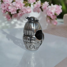 Kokeshi With a Fan Charm Bead