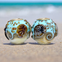 Neptune's Symphony Set of 2 Beads Medium Size