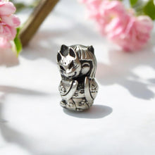 Charm Bead Kokeshi Kitsune