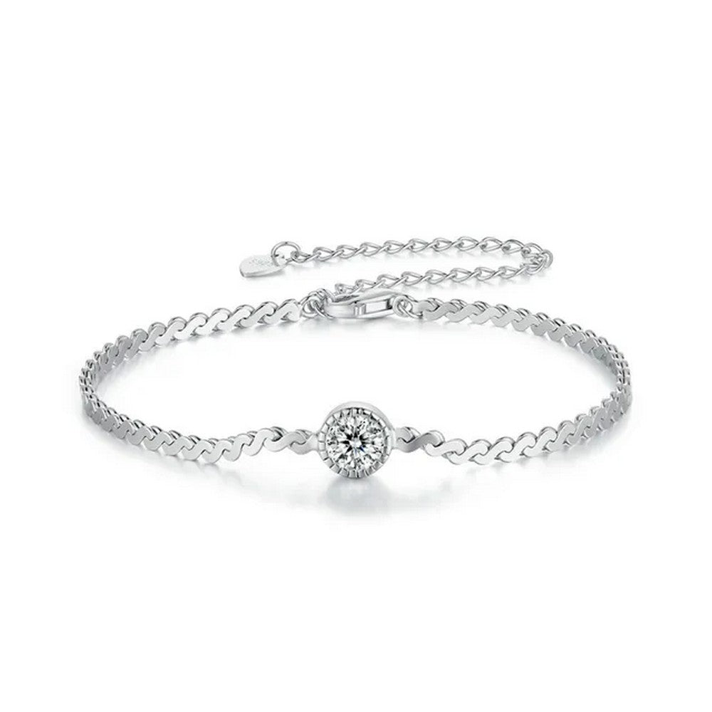 Moissanite Omega Bracelet