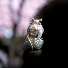 Kokeshi With Umbrella Charm Bead