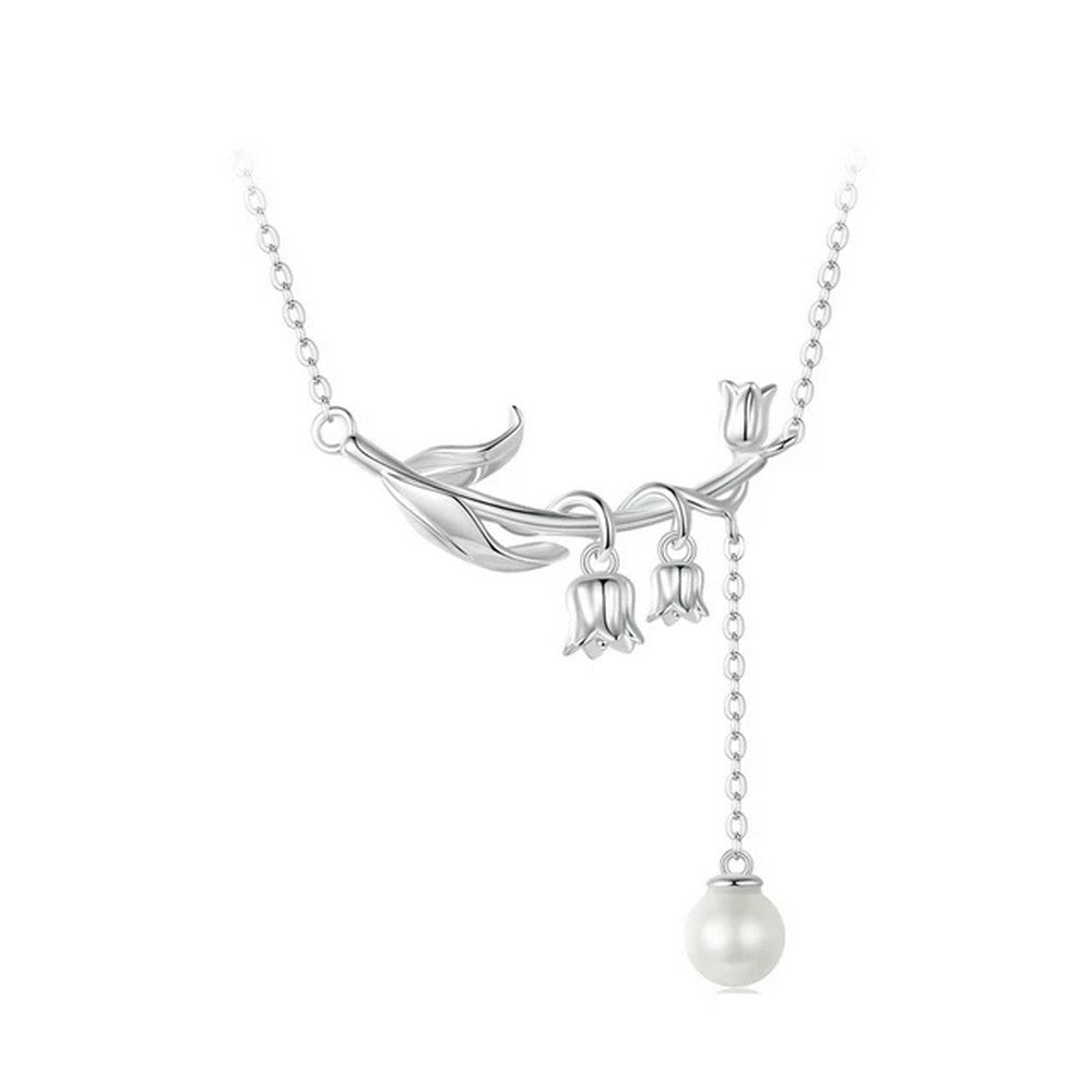 Lily of the Valley Flower Chain Necklaces